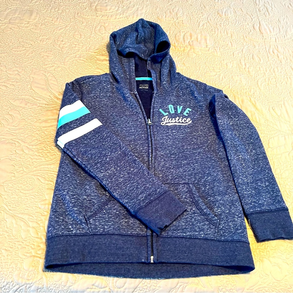Justice sweatshirt w/ zipper